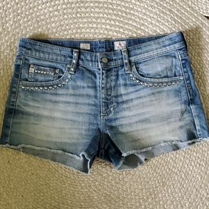 AG Adriano Goldschmied Pixie Jean cut off shorts